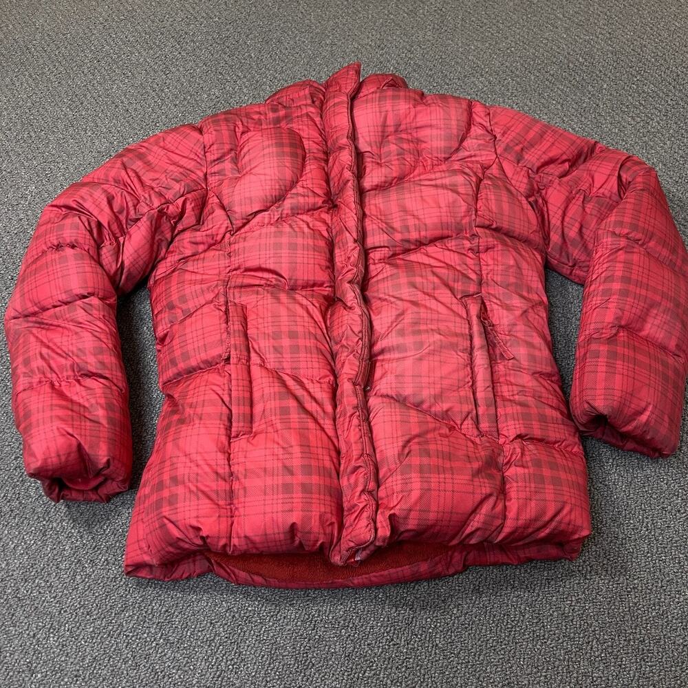 Jonathan Stone Puffer Jacket Boys Size Large L 14-16 Red Down Feathers